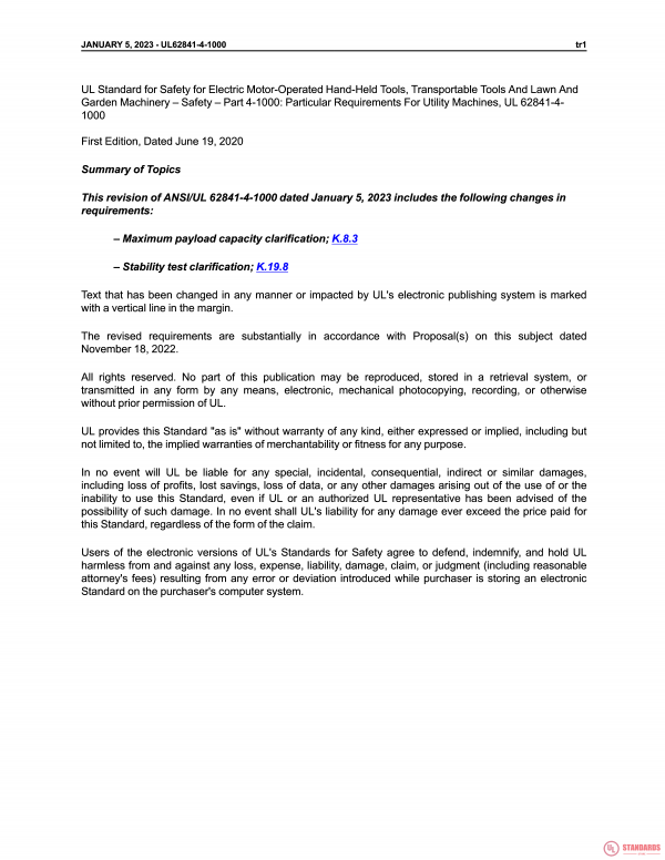 UL 62841-4-1000 PDF UL 62841-4-1000 PDF
